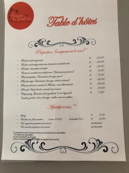 Apartament Le Cocon Du Rondeau Labergement-Sainte-Marie Zewnętrze zdjęcie